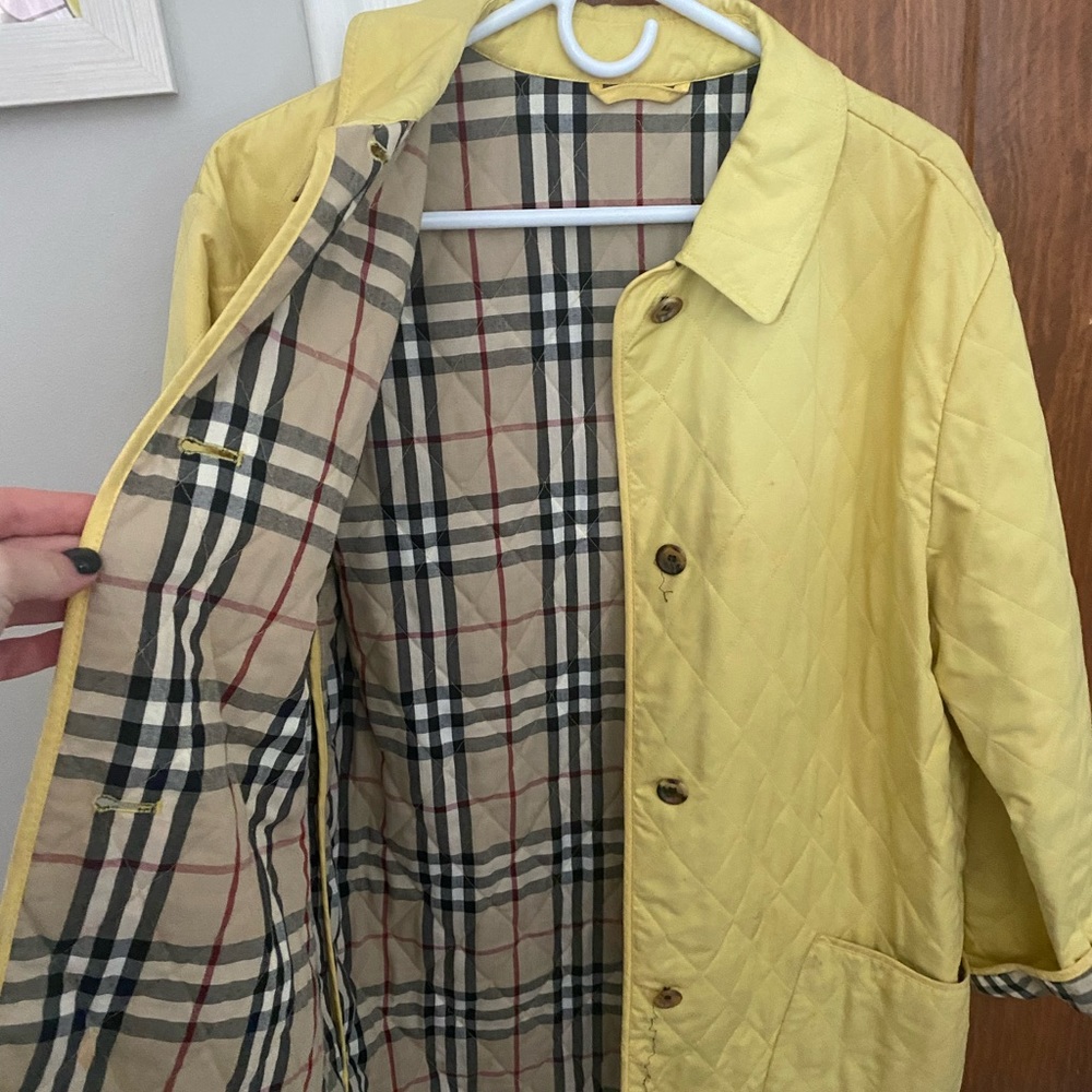 Yellow Burberry Jacket